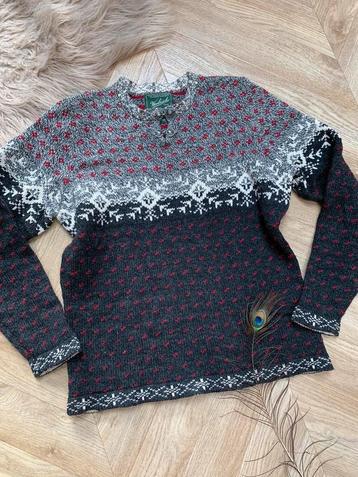Woolrich wollen trui M L bohemian wool jumper beschikbaar voor biedingen