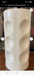 Vintage jaren 60 vaas, Overige kleuren, Aardewerk of Porselein, Ophalen of Verzenden, Zo goed als nieuw