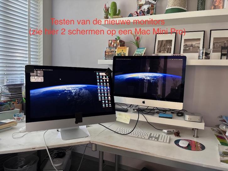 Apple 27” 5K Retina als MONITOR - voor Mac Mini of Laptop, Computers en Software, Apple Desktops, Zo goed als nieuw, iMac, Onbekend