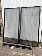 Unilux hordeuren in plissé (nieuw) dubbelzijdig compleet, 200 cm of meer, Zwart, Nieuw, Ophalen of Verzenden