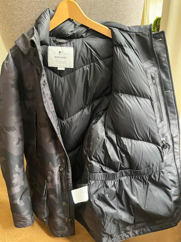 Woolrich parka camo l, Kleding | Heren, Jassen | Winter, Zo goed als nieuw, Ophalen of Verzenden