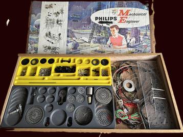 Doos hout Mechanical Engineer, Philips ME 1200, 1960s  beschikbaar voor biedingen