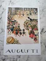 Maand poster augustus Elsa Beskow antroposofisch Waldorf, Verzenden, Nieuw, Wanddecoratie