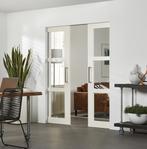 Binnendeuren met glas | Witte deur met glas Stomp en Opdek