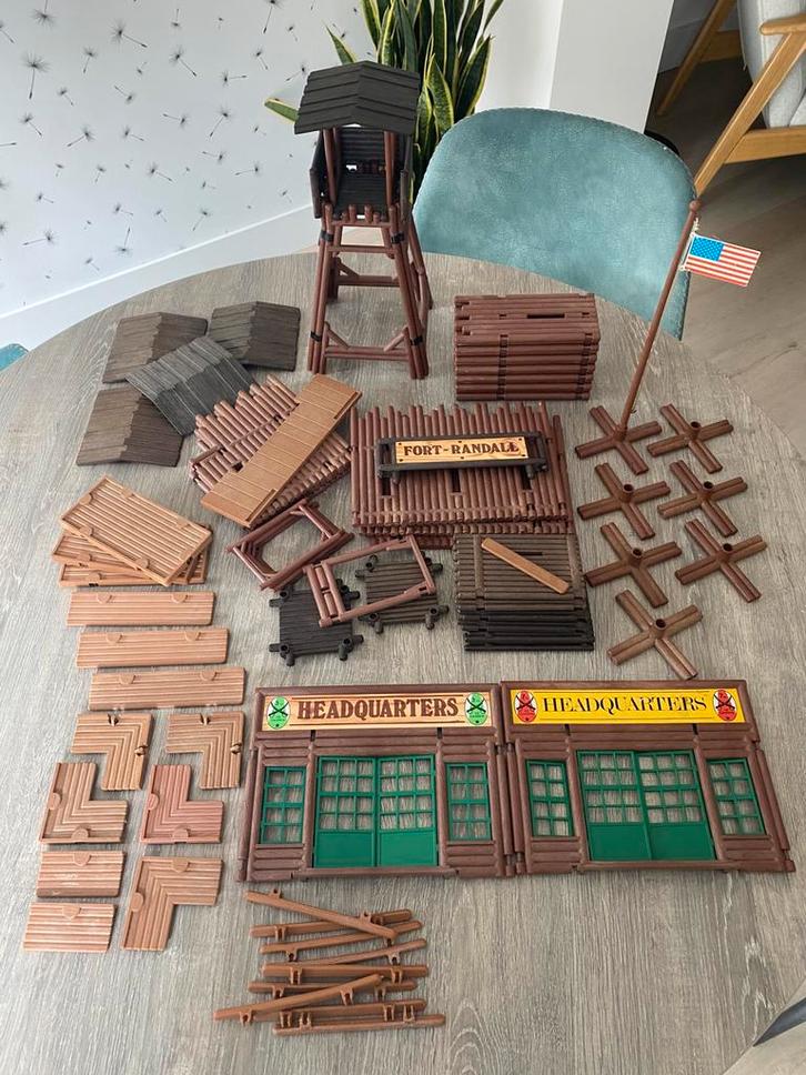 Groot lot losse onderdelen (100) vintage fort., Kinderen en Baby's, Speelgoed | Playmobil, Gebruikt, Los playmobil, Ophalen of Verzenden