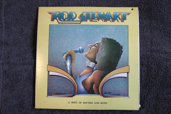 Rod Steward LP: A shot of rythm and blues, Cd's en Dvd's, Vinyl | R&B en Soul, Gebruikt, R&B, 1960 tot 1980, 12 inch, Ophalen of Verzenden