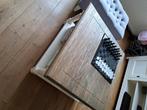 Salontafel ivoor en grijseiken, Ophalen, Gebruikt, 50 tot 100 cm, 50 tot 100 cm