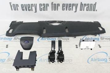 Airbag set Dashboard zwart met blauw stiksels Ford Ranger