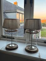 2 riviera maison lampen, Ophalen, 50 tot 75 cm, Glas, Landelijk