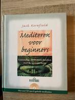 Mediteren voor beginners - jack Kornfield - Hilversum noord, Ophalen of Verzenden, Zo goed als nieuw
