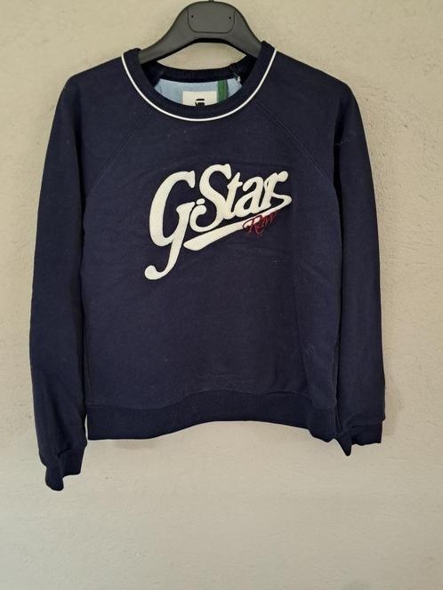 Zeer nette blauwe G-STAR trui, Kleding | Dames, Truien en Vesten, Zo goed als nieuw, Maat 38/40 (M), Blauw, Ophalen of Verzenden