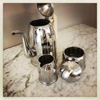 Vintage Demeyere art-deco roestvrijstalen koffieset - 1930, Verzenden, Huis en Inrichting