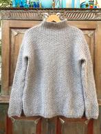 Les Tricots de Léa lichtgrijs mohair wollen damestrui mt.2/L, Ophalen of Verzenden, Zo goed als nieuw, Maat 38/40 (M), Grijs