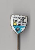 ZHB Zuid Hollandsche Bier Brouwerij speldje, Verzamelen, Gebruikt, Niet vindbaar, Niet vindbaar, Speldje of Pin