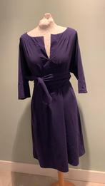 LaDress xl zgan jurk travelstof purple met sash, LaDress, Knielengte, Ophalen of Verzenden, Zo goed als nieuw