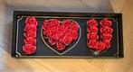 Partij Geschenkdozen met Kunstrozen - I Love You 11 stuks, Huis en Inrichting, Kunststof, Nieuw, Ophalen of Verzenden, Kaars