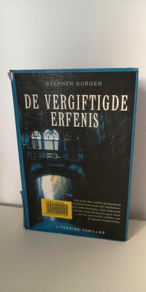 S. Burgen - De vergiftigde erfenis, Boeken, Thrillers, Gelezen, Nederland, Ophalen of Verzenden