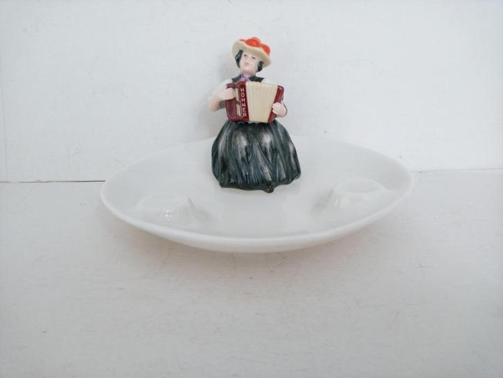 Porselein asbak Hohner Accordeon Accordeons porseleinen, Antiek en Kunst, Curiosa en Brocante, Verzenden