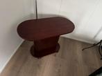 Ovale Houten Bijzettafel zeer exclusief!, Huis en Inrichting, Tafels | Bijzettafels, 45 tot 60 cm, Gebruikt, Ovaal, Hout