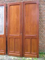246,5hx143,5br Set dubbele oude hoge paneeldeuren, Doe-het-zelf en Verbouw, Deuren en Horren, Ophalen, Binnendeur, Zo goed als nieuw