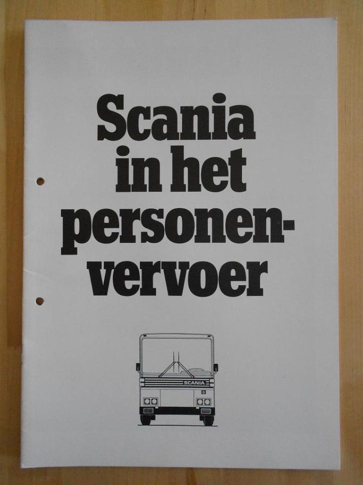 Scania BF111 BR86 BR111 CR111 Bus Brochure 1978 BF BR 111 86, Boeken, Auto's | Folders en Tijdschriften, Zo goed als nieuw, Overige merken