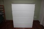 MALM Wit - 4 lades - 80x100x48cm, Huis en Inrichting, Kasten | Ladekasten, Ophalen, 50 tot 100 cm, Zo goed als nieuw, 3 of 4 laden