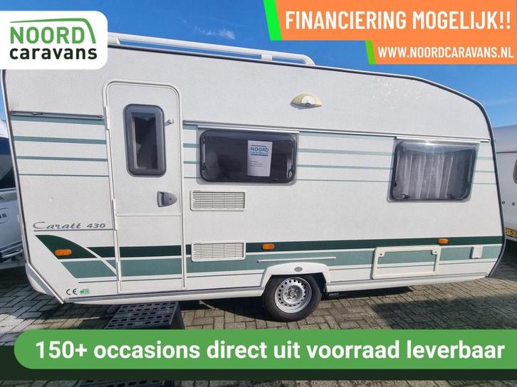 CHATEAU CARATT 430 MOVER + FRANSBED +VOORTENT + TOILET, Caravans en Kamperen, Caravans, Bedrijf, tot en met 4, 750 - 1000 kg, Chateau