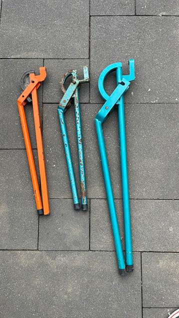Drie buigijzers voor koperen leiding 10 15 en 22mm beschikbaar voor biedingen