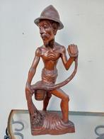 Houtsnijwerk Vietnamese visser, Antiek en Kunst, Ophalen of Verzenden