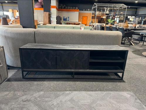 Tv-meubel hengelo black #elke zondag open!, Huis en Inrichting, Kasten | Televisiemeubels, Nieuw, Minder dan 100 cm, 25 tot 50 cm