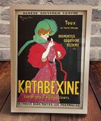 Leonetto Cappiello Katabexine Art Deco Affiche Poster in Lij, Antiek en Kunst, Ophalen of Verzenden
