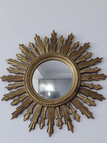 Vintage grote zonnespiegel in resine uit Italië beschikbaar voor biedingen