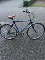 Blauwe Gazelle herenfiets met 24 versnellingen, framemaat 54, Ophalen, Gebruikt, Versnellingen, Gazelle