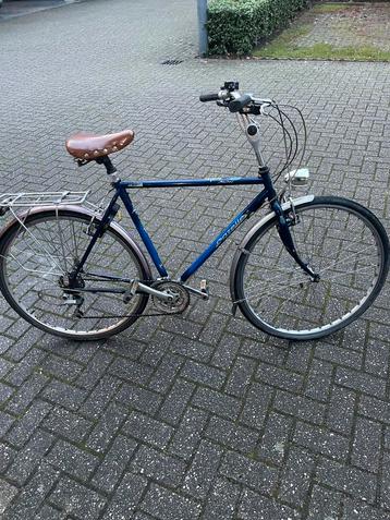 Blauwe Gazelle herenfiets met 24 versnellingen, framemaat 54 beschikbaar voor biedingen