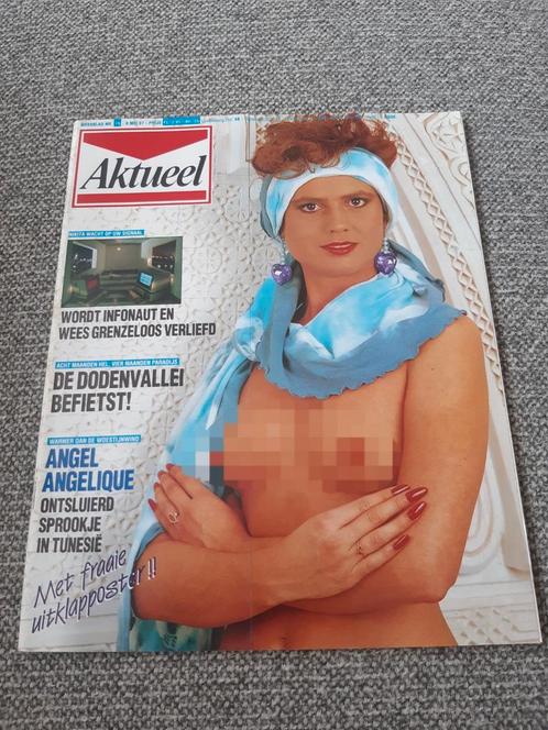 19.Aktueel 1987. Nellie Fiere-Cooman. Pussycat. Tony Wille., Verzamelen, Tijdschriften, Kranten en Knipsels, Tijdschrift, 1980 tot heden