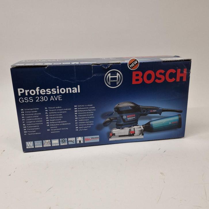 BOSCH GSS 230 AVE Vlakschuurmachine | Nieuw, Doe-het-zelf en Verbouw, Gereedschap | Schuurmachines, Nieuw