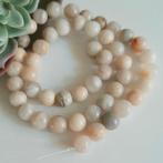 8 mm White African Opal edelsteen kralen, streng 38cm, Hobby en Vrije tijd, Kralen en Sieraden maken, Nieuw, Kraal, Ophalen of Verzenden
