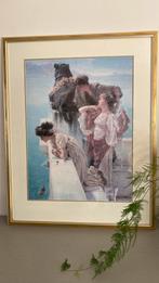 Alma Tadema repro professioneel ingelijst, Antiek en Kunst, Ophalen