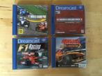 Sega Dreamcast F1 games 4x, Spelcomputers en Games, Games | Sega, Vanaf 3 jaar, 2 spelers, Gebruikt, Ophalen of Verzenden