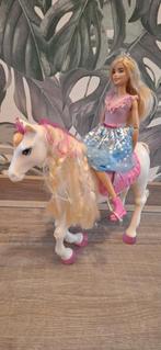 Barbie met paard, Kinderen en Baby's, Speelgoed | Poppen, Ophalen of Verzenden, Gebruikt, Barbie