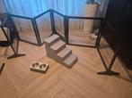 Kamerkennel 70 cm hoog hondentrapje voerbak, Ophalen of Verzenden, Nieuw