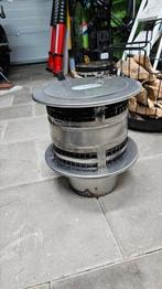 Rookgasafvoer 150mm trekkap met Vonkenvanger, Doe-het-zelf en Verbouw, Buizen en Afvoer, Ophalen, Zo goed als nieuw, Rvs, Minder dan 2 meter