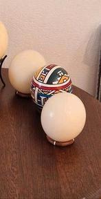 3 vintage Struisvogel Eieren, Antiek en Kunst, Ophalen of Verzenden