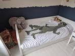 Bedbank Woood, Ophalen, 85 tot 100 cm, Gebruikt, Matras