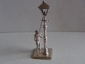 Miniatuur zilver ED2 lantaarnopsteker zilveren miniaturen beschikbaar voor biedingen