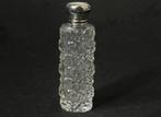 Klein Kristal met Zilver Parfumflesje, 1901, Antiek en Kunst, Antiek | Glas en Kristal, Ophalen of Verzenden