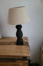 Lampen 2 , steen zwart, Huis en Inrichting, Lampen | Tafellampen, Ophalen, Minder dan 50 cm