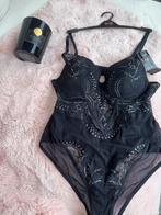 Hunkemöller body, Hunkemöller, Verzenden, Zwart, BH