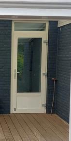 Kunststof deur, Ophalen, Gebruikt, 80 tot 100 cm, 215 cm of meer