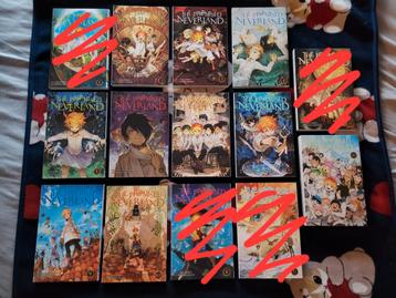 The Promised Neverland volume 2-10, 20 (manga) (Engels) beschikbaar voor biedingen